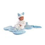 Bimbo blau mit Hasendecke 35cm