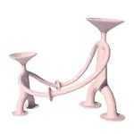 Oogi Elastische Spielfigur rosa (MQ6)