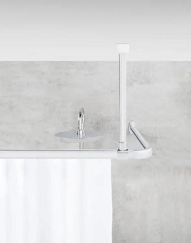 Deckenstütze Era chrom 57 cm 