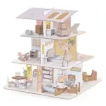 3D Bau- & Malset Puppenhaus