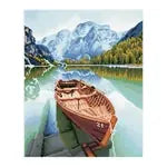 Diamond Painting Boot im Fjord