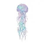 Diamond Painting Qualle