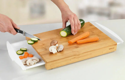 Schneidebrett Bina  Bambus/weiss