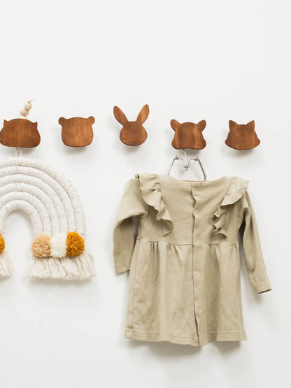 wooden animal wall hooks