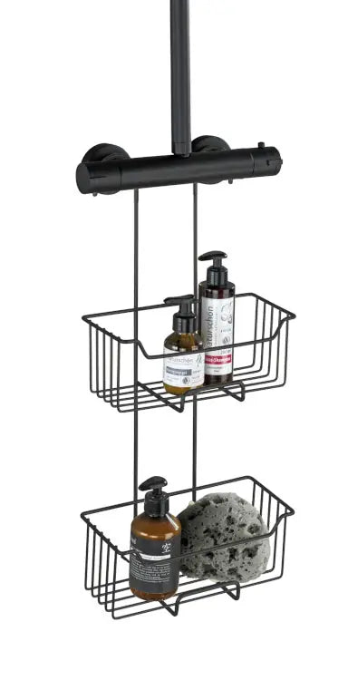 Thermostat-Dusch-Caddy Milo 2 Etagen schwarz