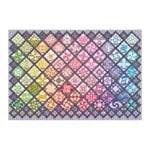 Quilt mit bunten Quadraten 2000 Teile