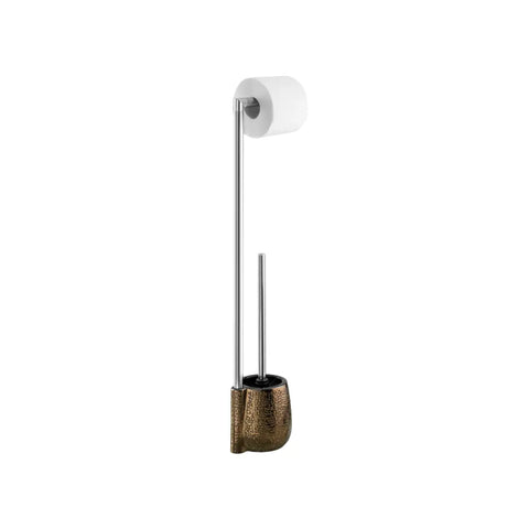 Wenko - Ceramic Toilet Set Marrakesh, Brown - Add Elegance to Your Space 🚽✨