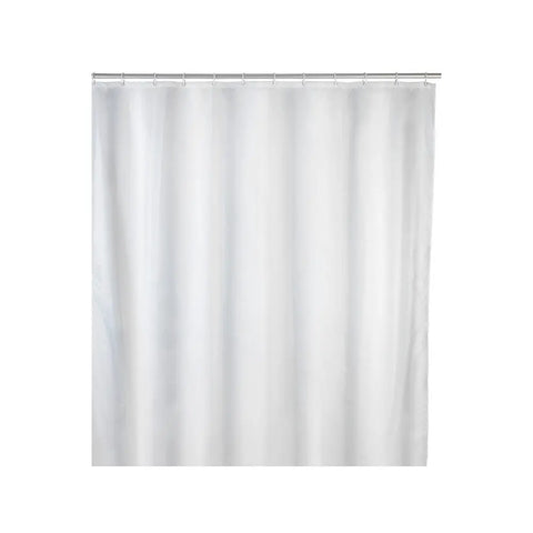 Wenko - Elegant Plain White Shower Curtain - Elevate Your Bathroom! 🌟🚿