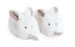 Bonbon Hase Füsslinge mit Rassel, taupe 0-6M
