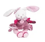 Kirsche Hase Rassel 19cm