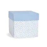 Hase mit Schmusetuch, himmelblau 10cm