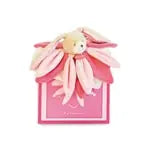 Schmusetuch Hase Blüte, rosa 28cm