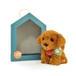Hund beige, 16cm