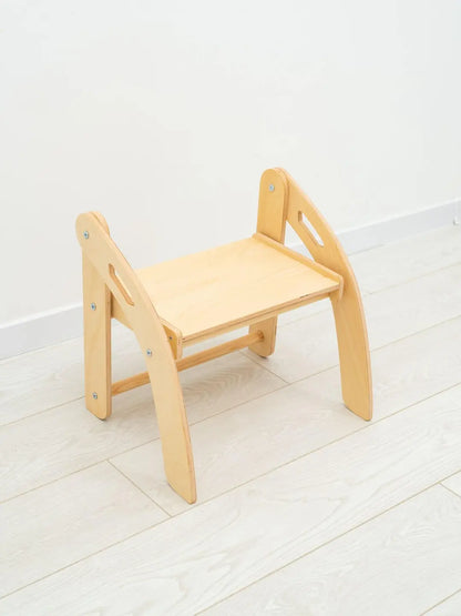 kids wooden stepping stool