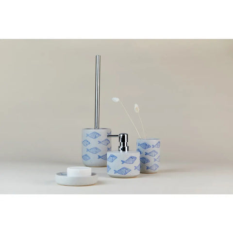 Wenko - Ceramic Fish Design Toilet Set - Refresh Your Bathroom! 🐟🚽