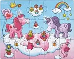 Puzzles Einhorn Glitzerglück