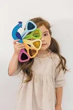 Pfau mit 5 Farben