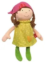 Stoffpuppe Brenda Bilipup gelb 24cm