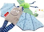 Anhänger Fledermaus blau Kinderbunt 23cm