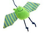 Anhänger Fledermaus blau Kinderbunt 23cm