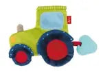 Knistertuch Traktor Kinderbunt 18cm