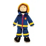 Lernpuppe Feuerwehrmann 45cm