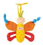 Greifling Aktiv-Schmetterling Kinderbunt 17cm