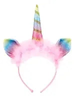 Set Flügel und Haarschmuck Einhorn