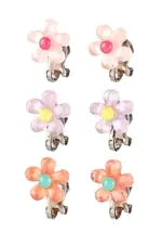 Ohrclips Corina rosa-lila-orange