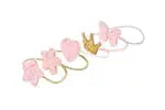 Haargummi Carolina pink, 5Stk.