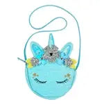 Tasche Einhorn blau Anette