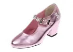 Tanzschuh mit Absatz Madeleine, rosa metallic, Gr. 35