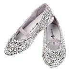 Tanzschuh Lily, silber, Gr. 29