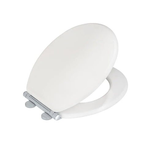 Wenko - WC Seat Morra White Matte MDF - Stylish Comfort for Your Bathroom 🚽✨