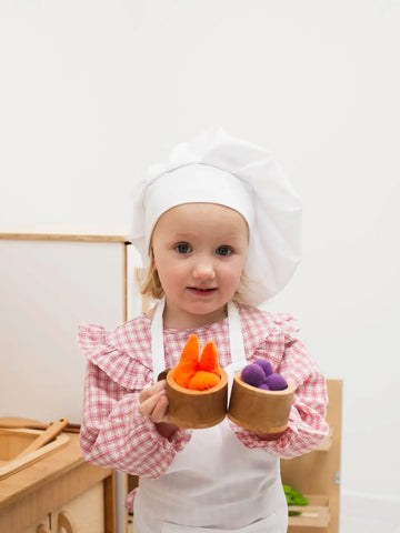 wooden play dishes 