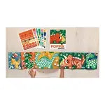 Sticker Panorama Poster Dinosaurier