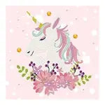 Diamond Painting Verträumtes Einhorn