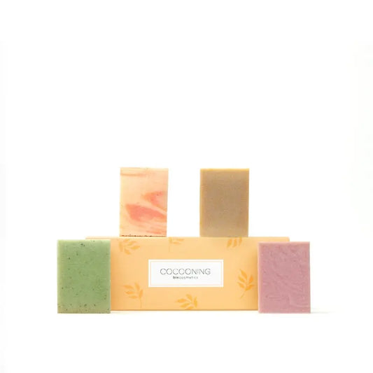 Cocooning Biocosmetics - Revitalizing Orange Soap Box of 4 - Refresh Your Skin Naturally 🍊✨