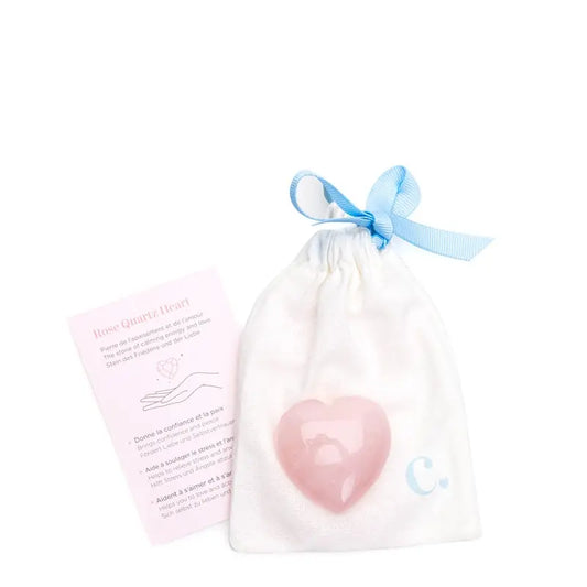 Cocooning Biocosmetics - Heart-Shaped Rose Quartz - Discover Beauty & Wellness 🌸💎