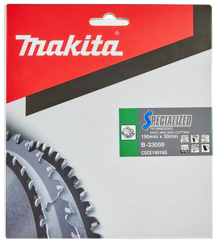 
          SPECIALIZED Handkreissägeblatt mit eingelöteten Schneidezähnen 190/30
          B-33059
        