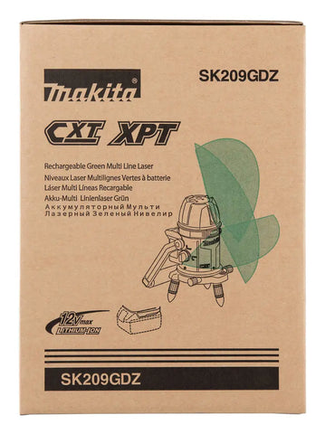MAKITA - Battery Leveling Cross Laser CXT ®SK209GDZ - Achieve Perfect Alignment! 🔭✨