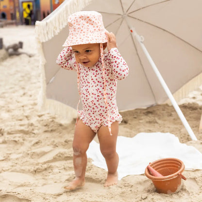 Swim Essentials | UV Sonnenhut | 2-4 Jahre | Old Pink Leopard