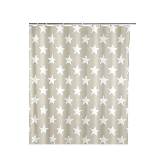 Wenko – Stella Taupe Duschvorhang 🚿🌟 Stilvoll und funktional