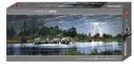Herd of Elephants Panorama 2000 Teile