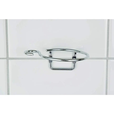 Wenko - Hair Dryer Holder Milano Chrome - Stylish & Space-Saving ✨🛁📏