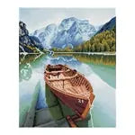 Diamond Painting Boot im Fjord