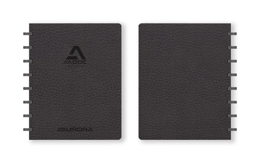 ADOC Ringbuch BUSINESS A5 3055.3 schwarz, kariert 144 Seiten