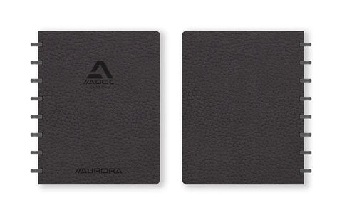 ADOC Ringbuch BUSINESS A5 3055.3 schwarz, kariert 144 Seiten