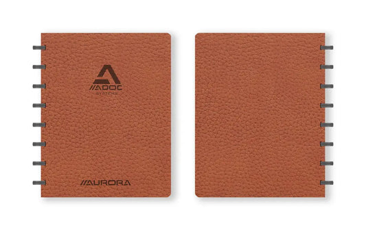 ADOC Ringbuch BUSINESS A5 3055.301 braun, kariert 144 Seiten