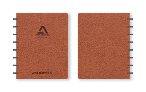ADOC Ringbuch BUSINESS A5 3055.301 braun, kariert 144 Seiten